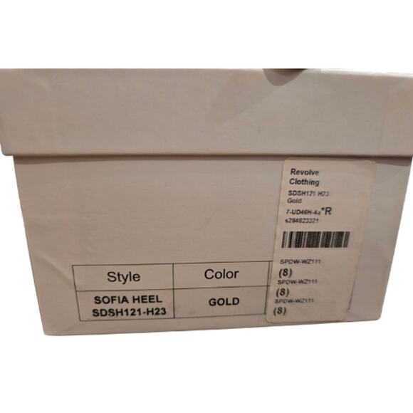 superdown Sofia Heel in Gold – EUC Size 8 - Picture 2 of 8